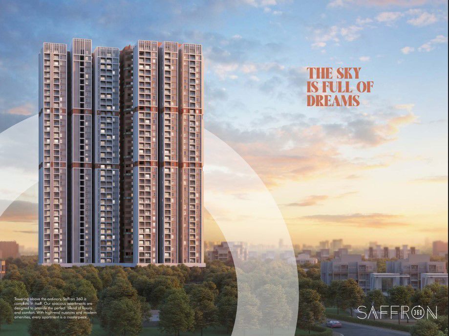 3 BHK + Study Room,Extra Room Apartment For Sale in Namishree Saffron Elite
