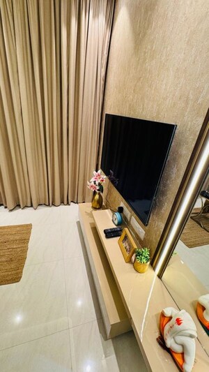 Bedroom in 3 BHK Apartment at Jay Tower Thane, Khopat – for Rent