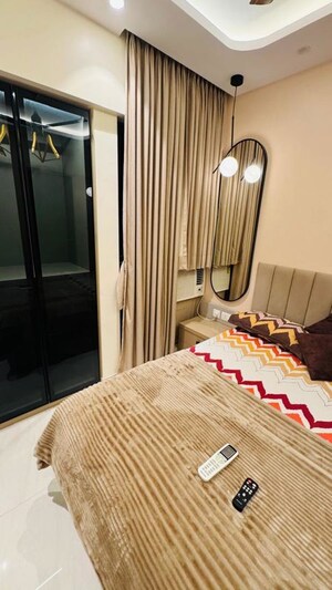 Bedroom in 3 BHK Apartment at Jay Tower Thane, Khopat – for Rent