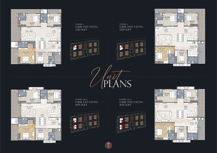Master Plan, namishree-vrindavan 3 Bedroom 2190 Sq.Ft. Apartment In Kondapur Hyderabad 9971851