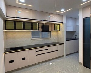 Kitchen in 3 BHK Apartment at Rajapushpa Provincia, Narsingi – for Rent