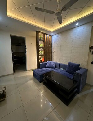 Living Room in 2 BHK Apartment at Wave Executive Floors, Wave City – for Rent