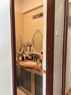Bathroom in 3 BHK Apartment at Poseidon Apartment, Andheri West – for Rent