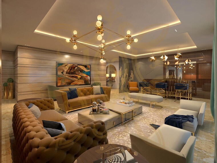 Living Room, dlf-the-arbour 4 Bedroom 3900 Sq.Ft. Apartment In Sector 63 Gurgaon 9971985