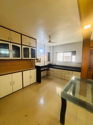 Kitchen in 3 BHK Apartment at Mahadkar Residency, Paud Road – for Rent