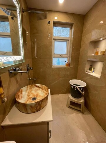 Attached Bathroom in 3.5 BHK Builder Floor at Sector 15 – for Rent