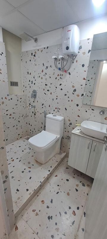 Bathroom in 1 RK Apartment at Dhoot Time Residency, Sector 63 – for Sale