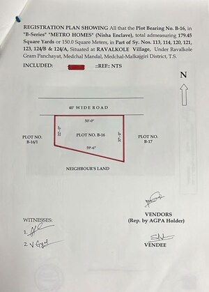  Plot – Map Location View at Medchal - for Sale