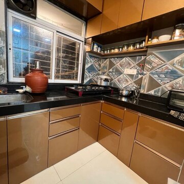 Kitchen in 1 RK Apartment at Hirani Shree Siddhi Bldg No 69 , Nehru Nagar – for Sale