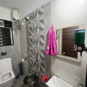 Bathroom in 1 RK Apartment at Hirani Shree Siddhi Bldg No 69 , Nehru Nagar – for Sale