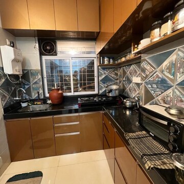 Kitchen in 1 RK Apartment at Hirani Shree Siddhi Bldg No 69 , Nehru Nagar – for Sale