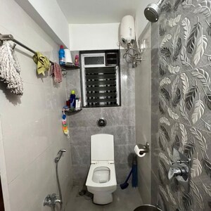Bathroom in 1 RK Apartment at Hirani Shree Siddhi Bldg No 69 , Nehru Nagar – for Sale