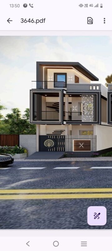 4 BHK Villa – Exterior View View at Eldeco City Villa, Iim Road - for Sale