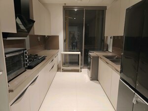 Kitchen in 4 BHK Apartment at Rustomjee Crown, Prabhadevi – for Rent