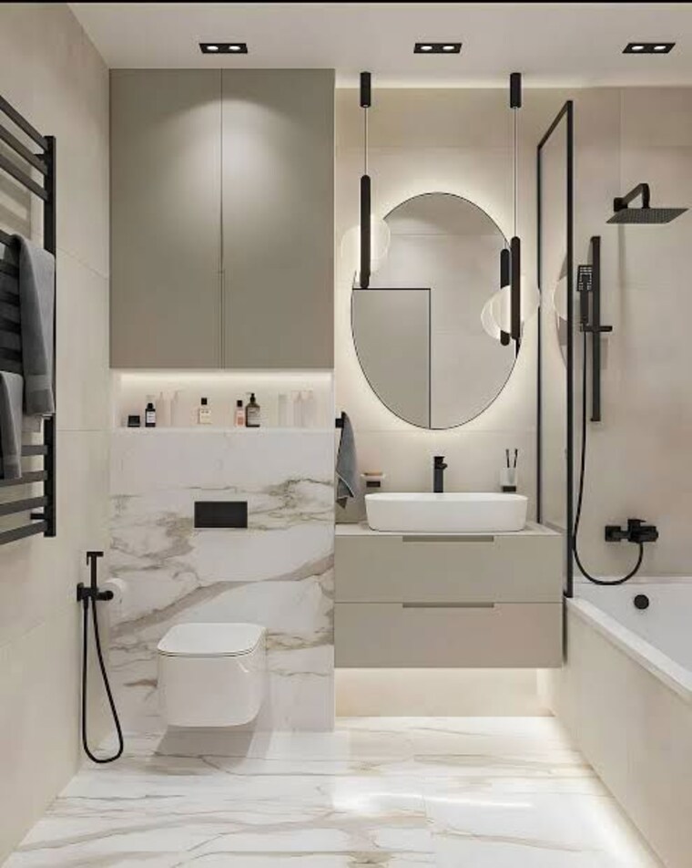 Bathroom, sector 15 3 Bedroom 2200 Sq.Ft. Builder Floor In Sector 15 Chandigarh 9972143
