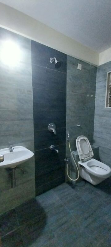 Bathroom in 1 BHK Apartment at Swastik Mira Apartment, New Panvel – for Rent