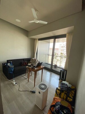 Living Room in 3 BHK Apartment at Lodha The World Towers World One Tier 2, Worli – for Rent