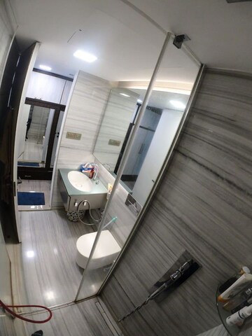 Washroom in 4 BHK Apartment at Lodha World Crest, Worli – for Rent