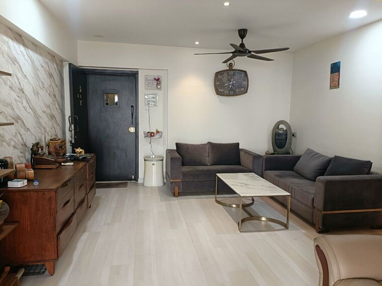 Living Room, romell-diva 3 Bedroom 1485 Sq.Ft. Apartment In Malad West Mumbai 9972249