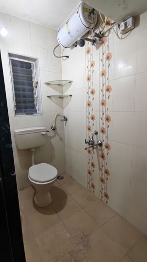 Bathroom in 1 BHK Apartment at Krishna Keval Township, Kondhwa – for Rent