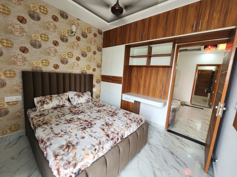 Bedroom, high ground 3 Bedroom 1350 Sq.Ft. Builder Floor In High Ground Zirakpur 9972321