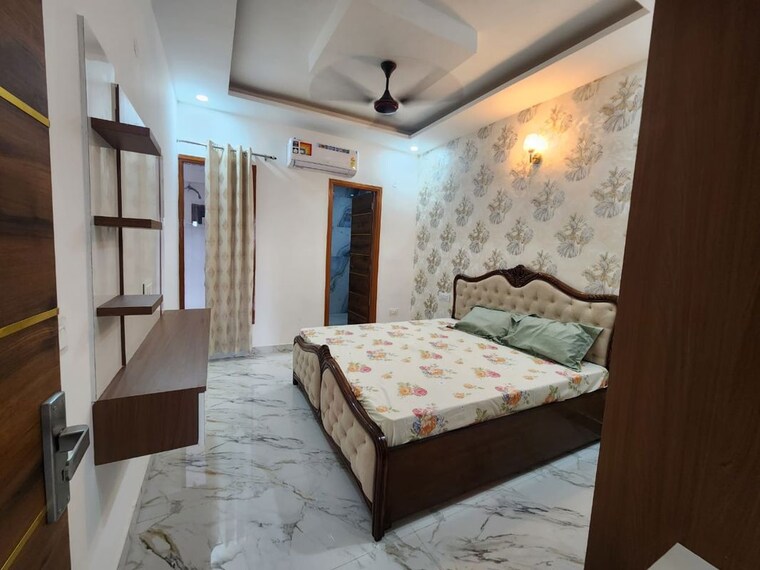 Bedroom, high ground 3 Bedroom 1350 Sq.Ft. Builder Floor In High Ground Zirakpur 9972321