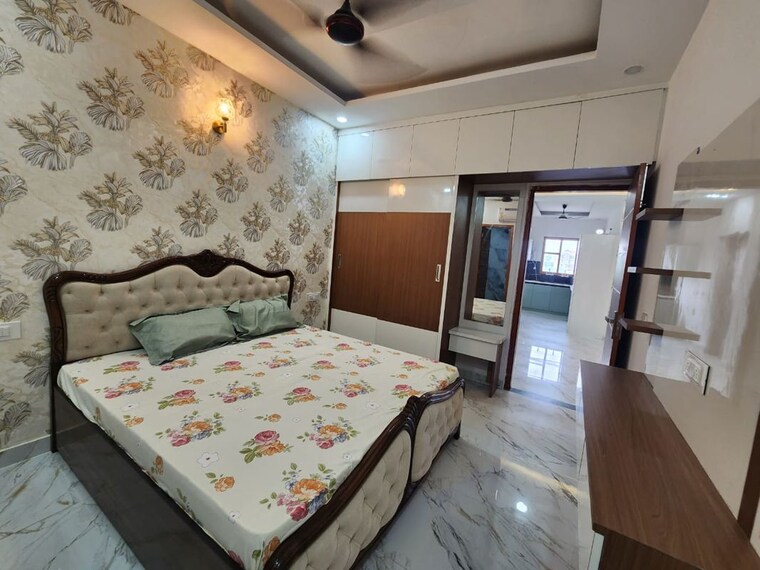 Bedroom, high ground 3 Bedroom 1350 Sq.Ft. Builder Floor In High Ground Zirakpur 9972321
