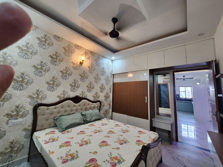 Bedroom, high ground 3 Bedroom 1350 Sq.Ft. Builder Floor In High Ground Zirakpur 9972321