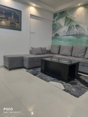 Living Room in 2 BHK Apartment at Bramhacorp F Residences, Kalyani Nagar – for Rent