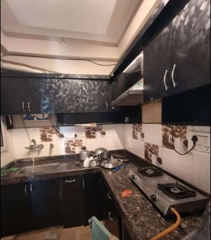 Kitchen in 3 BHK Apartment at Anee Shakti Apartment, Chinhat – for Rent