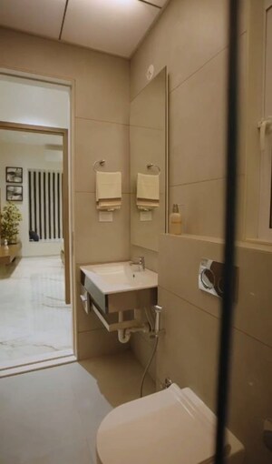Bathroom in 2 BHK Apartment at Clover Water Garden Apartment, Kalyani Nagar – for Rent