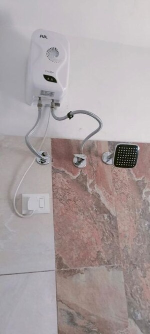 Bathroom in 3 BHK Penthouse at Raama Skyz, Sama Savli Road – for Rent