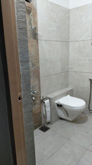 Bathroom in 3 BHK Penthouse at Raama Skyz, Sama Savli Road – for Rent