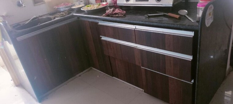 Kitchen, raama-skyz 3 Bedroom 1600 Sq.Ft. Penthouse In Sama Savli Road Vadodara 9925266