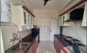 Kitchen in 3 BHK Apartment at Ansal Sushant Jeevan Enclave, Sushant Golf City – for Rent