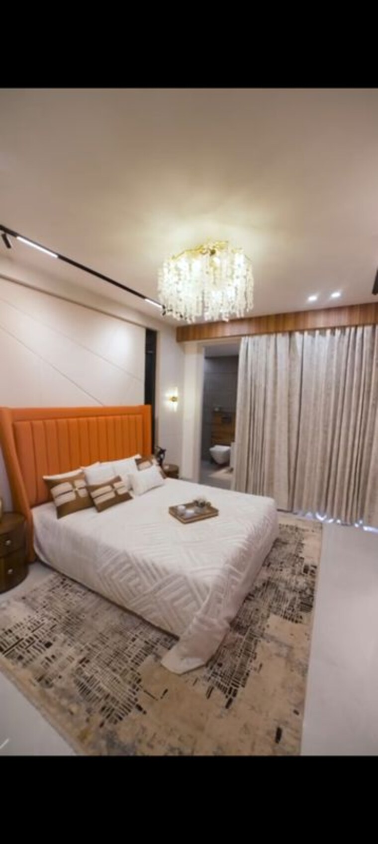 Bedroom, urban-the-zirk 3 Bedroom 1990 Sq.Ft. Apartment In Nabha Zirakpur 9972411