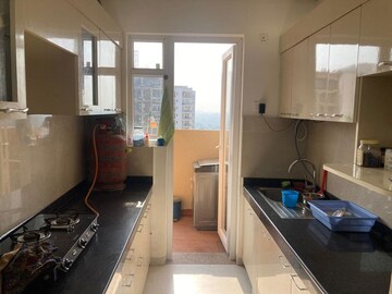 Kitchen in 3 BHK Apartment at Rishita Manhattan, Gomti Nagar – for Rent