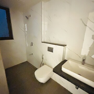 Bathroom in 2 BHK Apartment at Runwal Olive, Nahur Gaothan – for Rent
