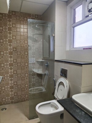 Bathroom in 3 BHK Apartment at Maya Green Lotus Saksham, International Airport Road – for Sale