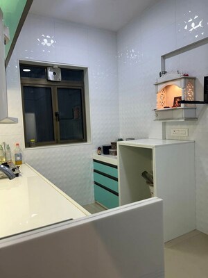 Kitchen in 1 RK Apartment at Raj Tarang, Dahisar East – for Sale