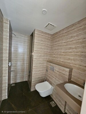 Bathroom in 3.5 BHK Apartment at Lodha Bellagio, Powai – for Rent