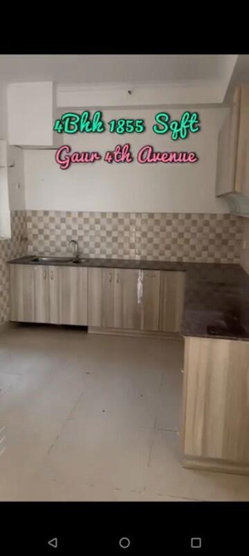 Kitchen in 4 BHK Apartment at Gaur City 4th Avenue, Sector 4 Greater Noida – for Sale