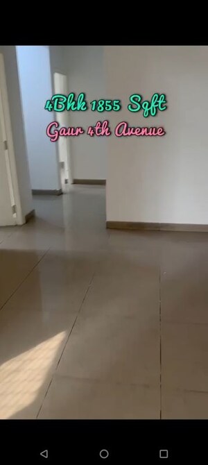 Bathroom in 4 BHK Apartment at Gaur City 4th Avenue, Sector 4 Greater Noida – for Sale