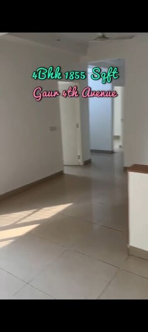 Building Lobby in 4 BHK Apartment at Gaur City 4th Avenue, Sector 4 Greater Noida – for Sale