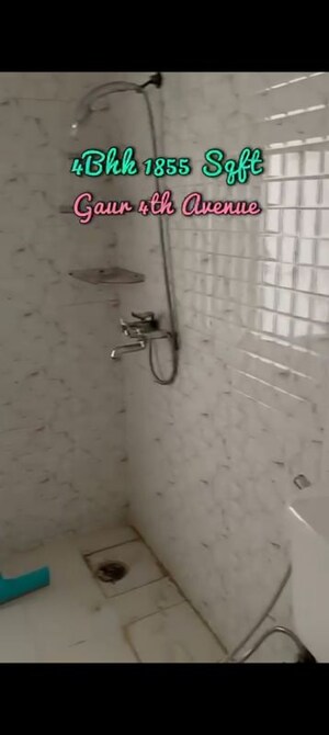 Bathroom in 4 BHK Apartment at Gaur City 4th Avenue, Sector 4 Greater Noida – for Sale