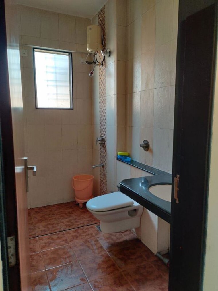 Attached Bathroom, malpani-the-crest 3 Bedroom 1250 Sq.Ft. Apartment In Pimple Saudagar Pune 9972799