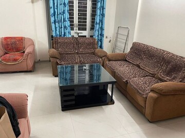 Living Room in 3 BHK Apartment at Malpani The Crest, Pimple Saudagar – for Rent