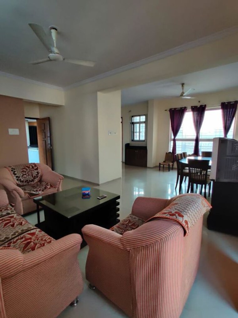 Living Room, malpani-the-crest 3 Bedroom 1250 Sq.Ft. Apartment In Pimple Saudagar Pune 9972799