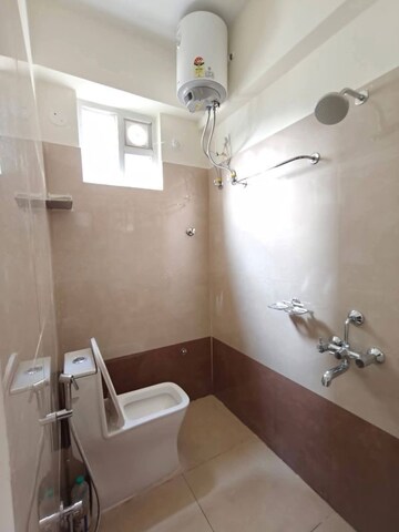 Bathroom in 3 BHK Apartment at Banjara Hills – for Rent