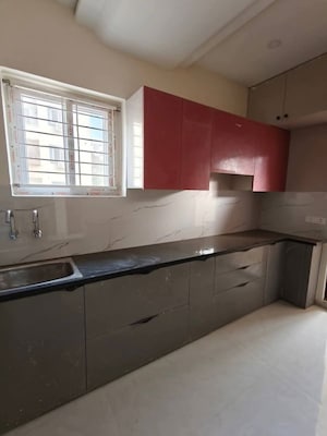 Kitchen in 3 BHK Apartment at Banjara Hills – for Rent